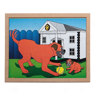 QUEBRA CABECA ANIMAIS E FILHOTES CACHORRO 09PCS MD