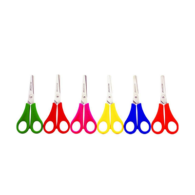 TESOURA ESCOLAR 13CM COLORIDA