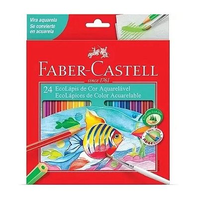 LAPIS DE COR AQUARELAVEL 24 CORES