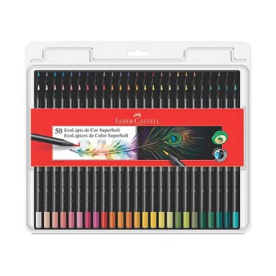 LAPIS DE COR 50 CORES SUPERSOFT
