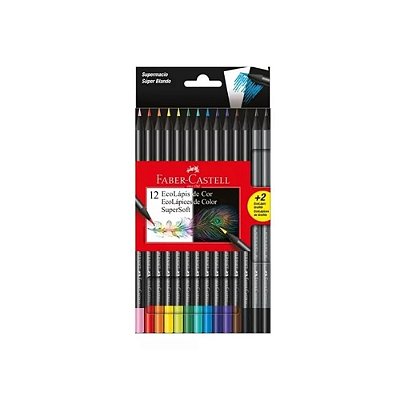 LAPIS DE COR 12 CORES SUPERSOFT