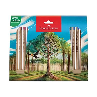 LAPIS DE COR 36 CORES SUPERSOFT NATURAL EDITION