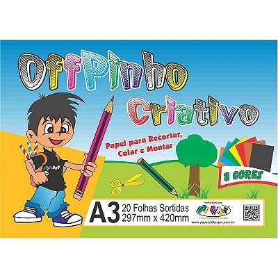 BLOCO CRIATIVO DUPLA FACE A-3 020F