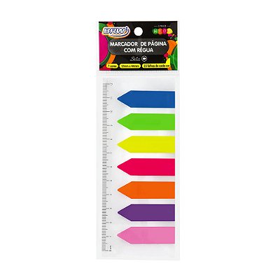 MARCADOR PAGINA SMART NOTES SETA NEON 12X44MM 175F