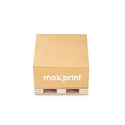 BLOCO ADESIVO MAXPRINT CUBO KRAFT 76MM X 76MM