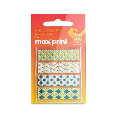 MARCADOR DE PAGINA MAX DEC 402 45MMX12MM MAX 1 PAC