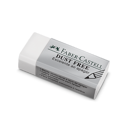 BORRACHA DUST FREE BRANCA