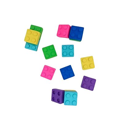 BORRACHA BLOCO LEGO