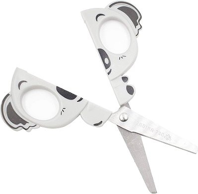 TESOURA ESCOLAR INOX FORMATO KOALA 13CM