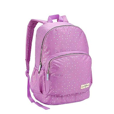 MOCHILA ESCOLAR FEMININA ESTRELA LILAS