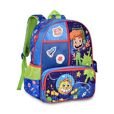 MOCHILA ESCOLAR GATO GALACTICO GRANDE
