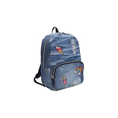 MOCHILA DE CANVAS TEEN AZUL JEANS