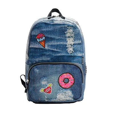 MOCHILA POLIESTER TEEN AZULJEANS