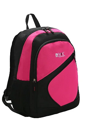 MOCHILA POLIESTER ESCOLAR PINK/PRETO