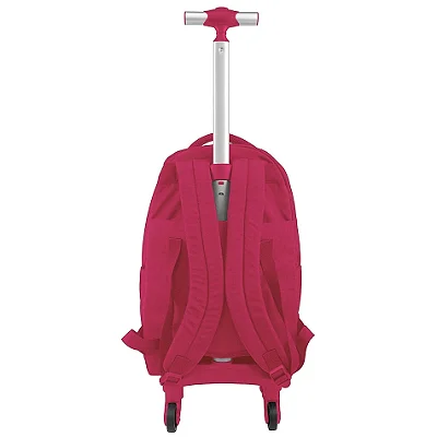 MOCHILA C/RODAS ACADEMIE CEREJA
