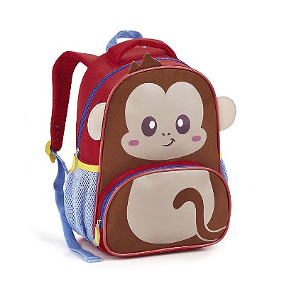 MOCHILA INFANTIL PEQUENA MACAQUINHO