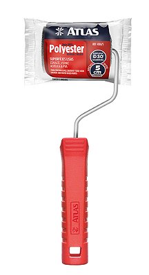 ROLO PARA PINTURA ATLAS ESPUMA CINZA 5CM