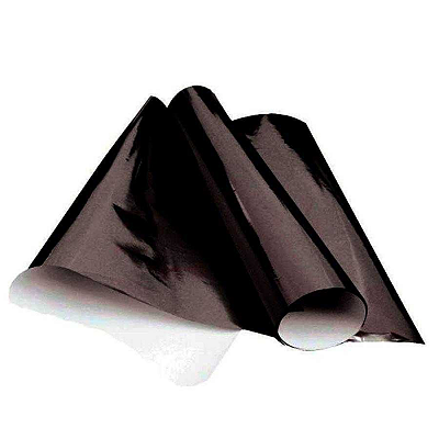 PAPEL LAMINADO 48X60CM PRETO