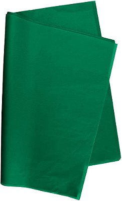 PAPEL SEDA 48X60CM VERDE BANDEIRA