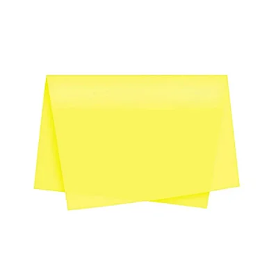 PAPEL SEDA 48X60CM AMARELO