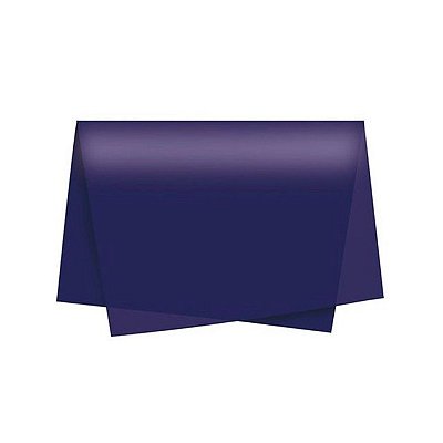 PAPEL SEDA 48X60CM AZUL ESCURO