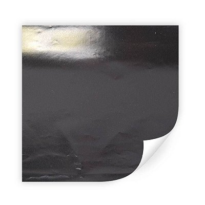 PAPEL DOBRADURA ESPELHO 50X60CM PRETO