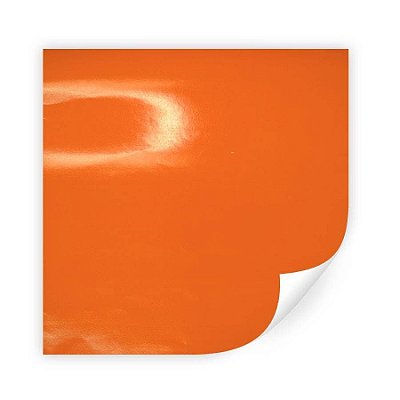 PAPEL DOBRADURA ESPELHO 50X60CM LARANJA