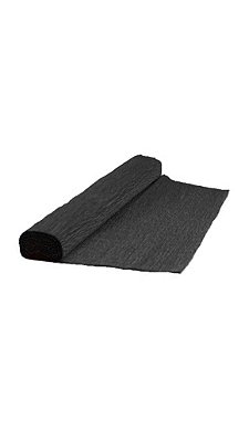 PAPEL SUPER CREPE 48X250CM PRETO