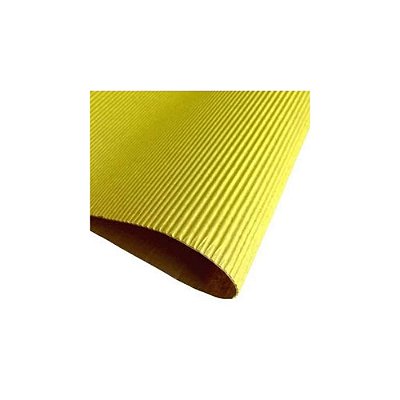 PAPEL MICROONDULADO 50X80CM AMARELO