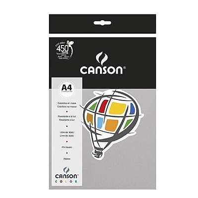 PAPEL COLOR PLUS 120G 50X65CM  CINZA ESCURO