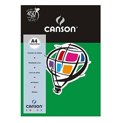 PAPEL COLOR PLUS 180G 50X65CM  VERDE ESCURO