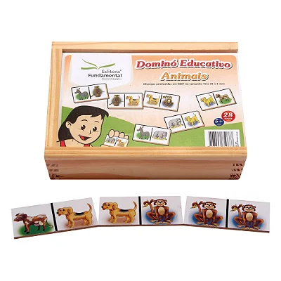 DOMINO ANIMAIS MDF 28PCS
