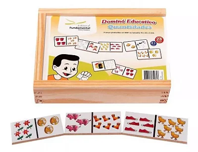 DOMINO QUANTIDADES MDF 28PCS
