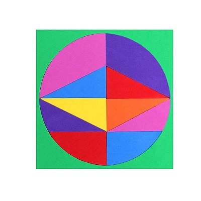 TANGRAM CIRCULO EVA 40PCS