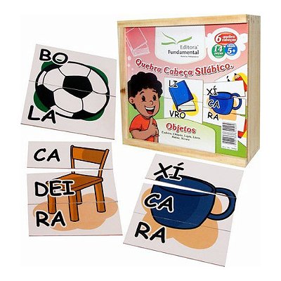 QUEBRA CABECA SILABICO OBJETOS MDF 014PCS