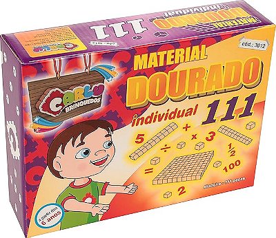 MATERIAL DOURADO DO ALUNO 111PCS MDF