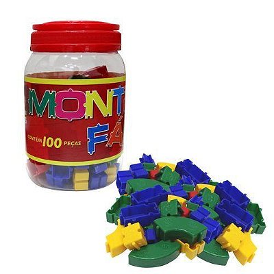 MONTA FACIL 100PCS PLASTICAS