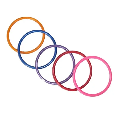 JOGO DE ARGOLAS PLASTICAS C/10