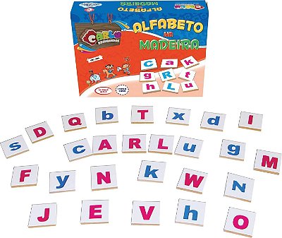 ALF NA MADEIRA MDF - 26 PC - CX PAPEL