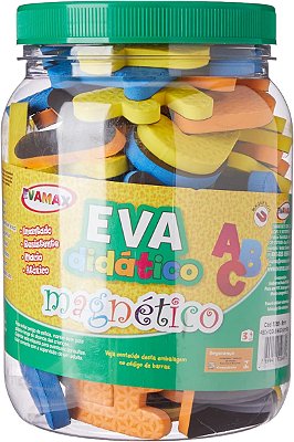 ALFABETO MOVEL EVA MAGNETICO 93PCS POTE