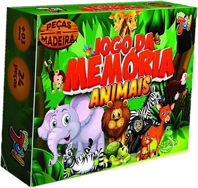 MEMORIA ANIMAIS 24PCS MDF 3MM