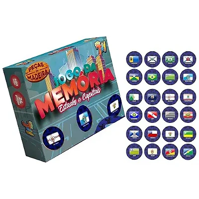 MEMORIA ESTADOS E CAPITAIS 24PCS MD