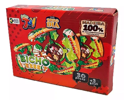 QUE BICHO E ESSE 30PCS MDF