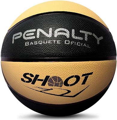 BOLA DE BASQUETE SHOOT PRETA/BEGE