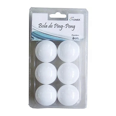 BOLA DE PING PONG 6UN BRANCO