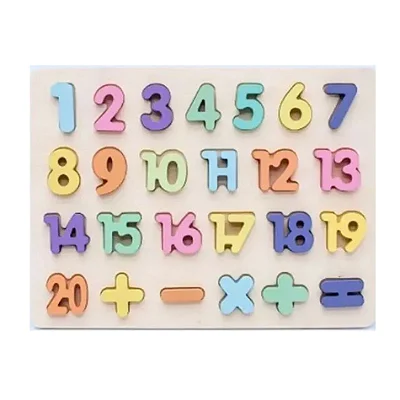 ENCAIXE DIVERTIDO NUMEROS MDF UN SORTIDO