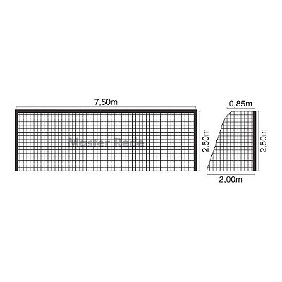 REDE FUTEBOL DE CAMPO FIO 3MM PP