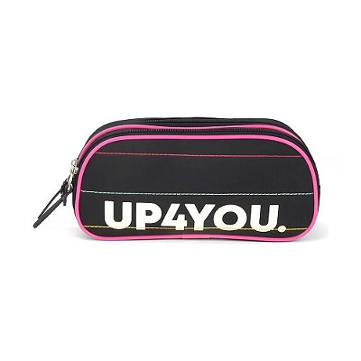ESTOJO TECIDO UP4YOU BELIEVE GRANDE PRETO