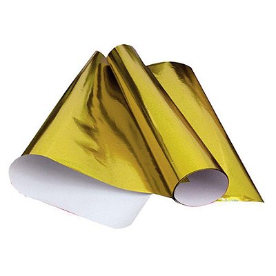 ADESIVO CONTACT 45CMX10M METALIZADO OURO METRO