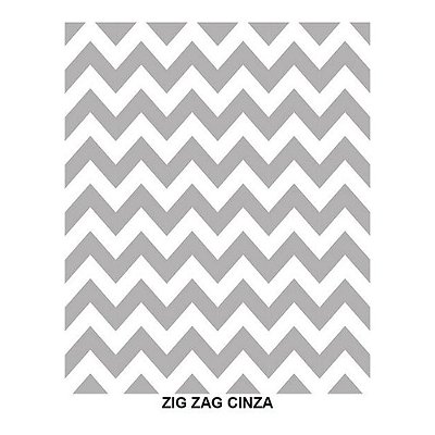 ADESIVO CONTACT 45CMX10M ZIG ZAG CINZA METRO